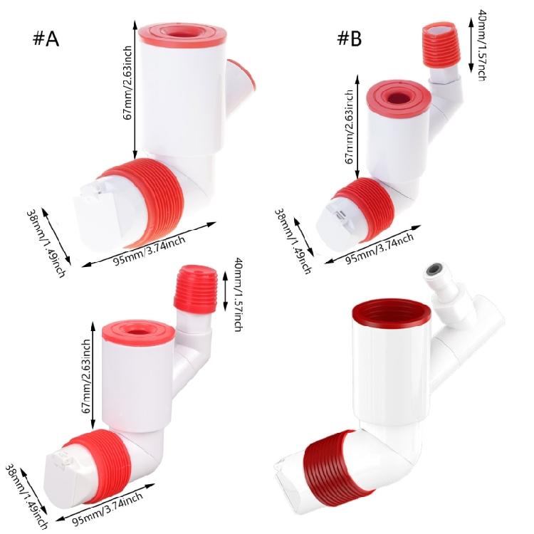 Long Time Use Odor Proof Rotating Drain Plumbing Connectors Bathroom Accessory Kitchen Supplies for Household Use