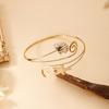 Boho Imitation Pearl Shell Upper Arm Cuff Bracelet for Women Music Note Spiral Starfish Open Bangle Beach Party Jewelry Gift