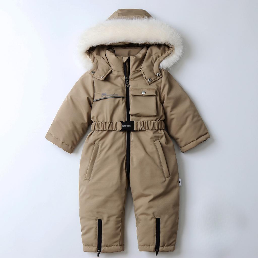 Tuta da neve intera per bambini Ragazze Ragazzi Tute da neve Colorati Tute da sci Invernali Tuta con cappuccio Tute per bambini Giacca cappotto da esterno per bambini Tute da neve Completi
