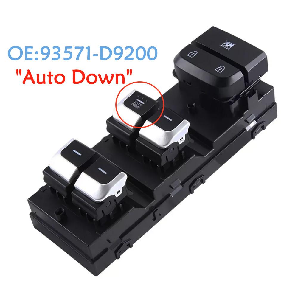 

For KIA Sportage Kia Niro 2017 2018 18P Front Left Master Power Window Control Switch 93571-D9000 93571-D9200 93571-D9200