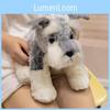 Plüsch-Schnauzer Hundespielzeug für Kinder Weiches Tier Kuscheltier Geschenk