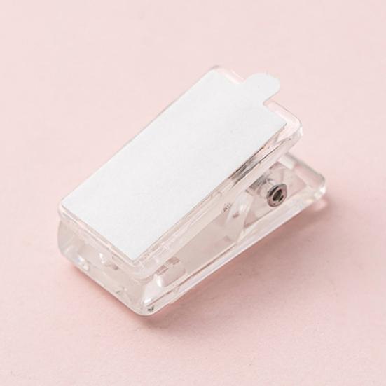 20Pcs File Clips Artwork Hanging Clips Clear Plastic Wall Sticky Spring Clips Photo Poster Paper Strong Grip Clips