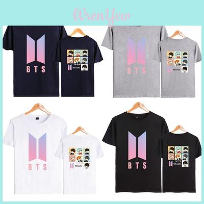 Bts Grafikdruck Modal T-Shirt Oversized Streetwear Shirt Für Kpop Fans Sommer Lässig