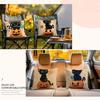 Home Decor Cute Black Cats with Pumpkins and Lollipops Pattern Cushion Cover Suitable for Sofa Bedroom Car Pillow Cover