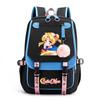Sailor Moon Cute Anime Printed Student School Bag USB Interface Large Capacity Canvas Bag Computer Bag