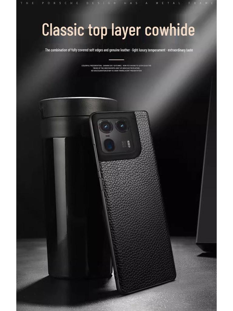 Motorola Edge X30/S30 Pro Lychee Pattern Cowhide Protective Case