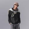 Li Ning CF Повсякденна спортивна футболка з принтом літер, з круглим вирізом, з довгим рукавом, чоловічі топи, чорна ATLU113-1