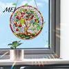 Acrylic Hanging Ornament Stained Glass Style Window Hanging, Colorful Sun Catchers for Wall Windows, Waterproof Decor Suncatcher with Chain Women Wife
