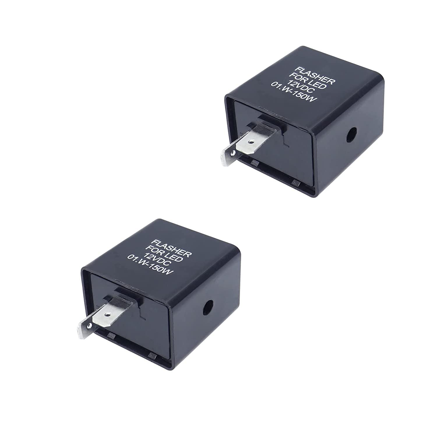 

AMMUS [Set of 2] 2-Pin IC Turn Signal Relay, Hifra Prevention, LED, Honda, Yamaha,