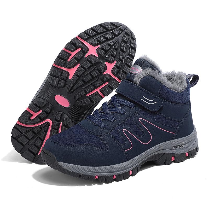 Теплые зимние высокие нескользящие бархатные хлопковые зимние ботинки для пожилых людей 39 2654₽