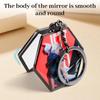 Dual-Sided Mirror Keychain: Game-Themed Key Ring, Car/Bag Pendant, Fan Gift, Makeup Mirror.
