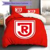 SSV Jahn Regensburg Pattern Bedding Quilt Set  Home Decoration  Gift (1 * duvet cover + 2 * pillowcase  without core)