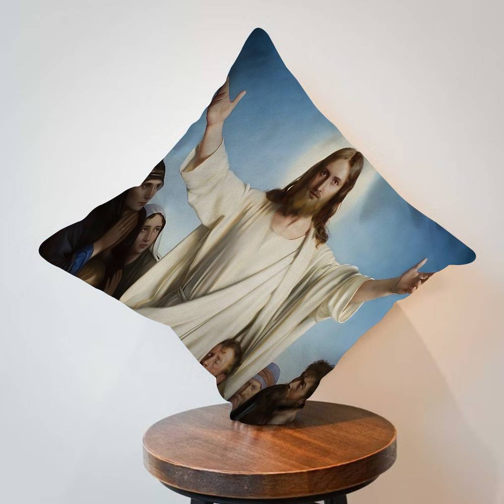 Einfache Kreuz Jesus Personalisierte Kissenhülle Kinderzimmer Wilde Party Deko Kissenbezug Kindergeburtstag Dusche Geschenk