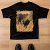Rooster Farmhouse Chicken Graphic T Shirt Country Farm Animal Tee