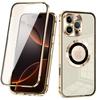 iPhone 16 Pro Case, Dual Glass, Magsafe, Gold
