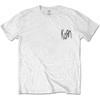 T-shirt Korn serenità della sofferenza Logo Band Scratch nuovo Uomo Ufficiale Bianca