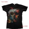 Vintage Avenged Sevenfold Screaming Skull Youth Large T Shirt Black Washed Slightly Top For Everyday Wear Stretched Vintage