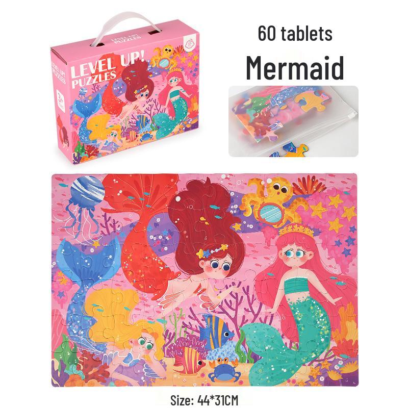 Large Handheld Jigsaw Puzzle Gift Set for Kindergarten - Class Prize or Souvenir Toy