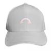 Trans Joy Rainbow Clouds Baseball Cap Quick Dry PerforUnisexce Cotton Twill Breathable Contrast Two Tone Brim