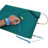 ESD Anti-Static Rubber Mat W/Wrist Strap & Ground Wire, High-Temperature Resistant, Electrostatic Discharge, Repair Hand Tools Set for Phone