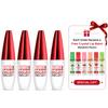 ZaiDoc Peel Off Lip Stain Tint Set 4 Colors Long Lasting Waterproof Transfer Proof Matte Finish Lip Gloss 10g Each
