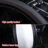 BHX1 O Type Car Steering Wheel Cover Wrap For Isuzu D-Max DMAX 2015 - 2021 2022 2023 2024 Auto Accesorioss Holder Protector