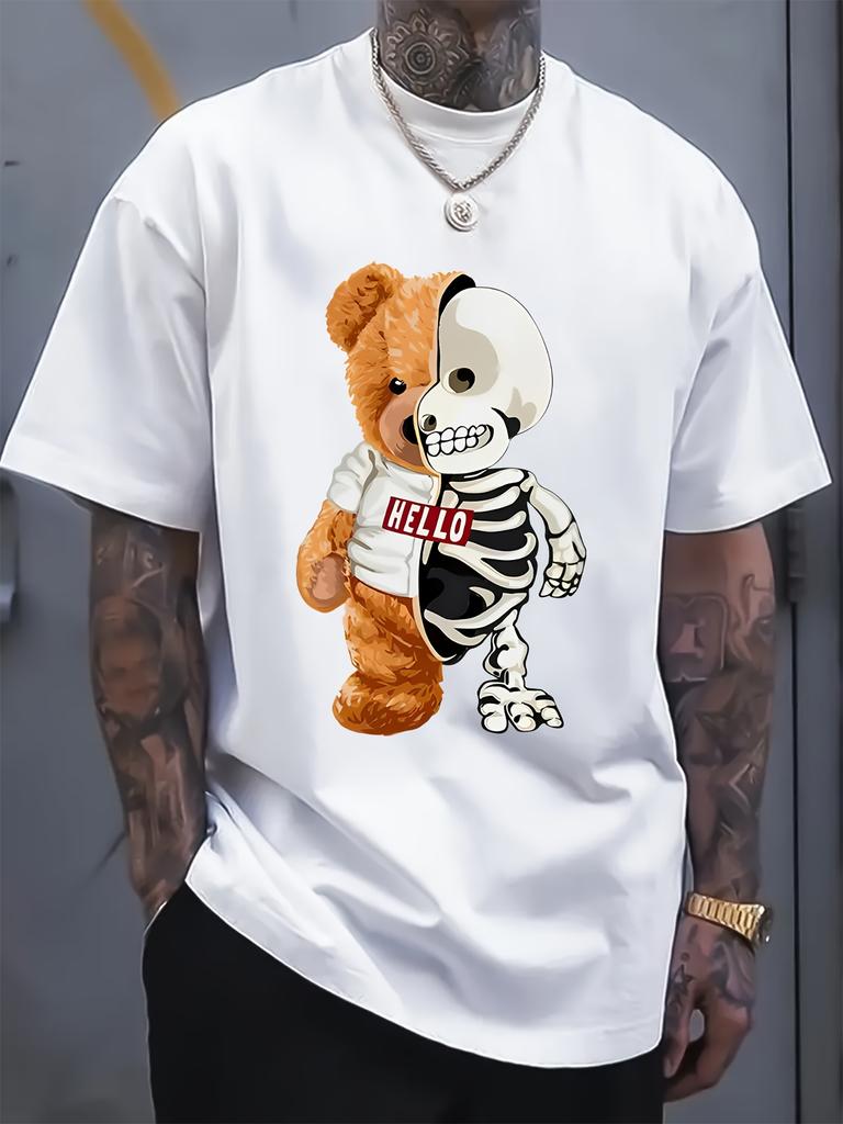 [Summer Tee Shirt] Casual Summer Short Sleeve Tee Shirt - Print Tees for Men