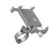   Anti-slip     Phone Holder Mount Aluminum Bike Handlebar Mobile Phone Holder Handlebar Clip Stand for 3.5-6.2inch Smart Mobile Phon