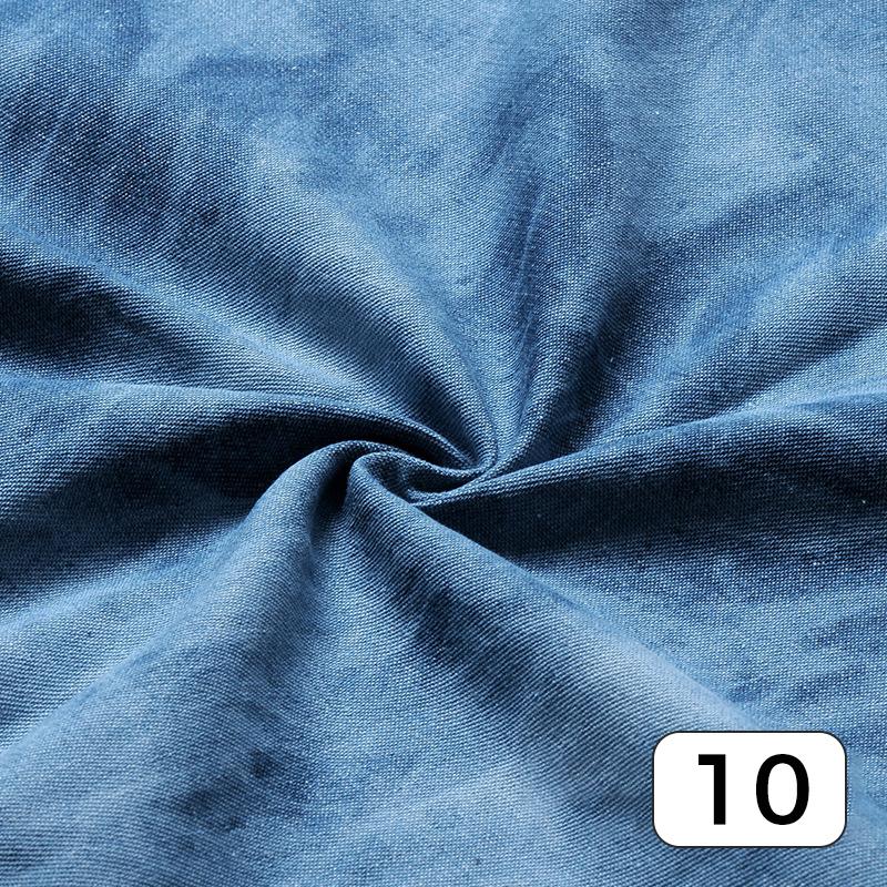 50*140 cm Trendy Džínovina Vázanka Sepraná Silná látka Pro Sukně Džíny Kalhoty Oblečení Šaty Šití Diy Patchwork Materiál