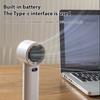 Portable Handheld Fan 100 Speeds USB Rechargeable with LED Display