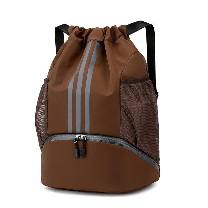 New Bundle Backpack, Light Outdoor Mountaineering Sports Bag for Men and Women, Basketball Backpack, Oxford Cloth Drawstring Backpack.