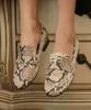 Fri Fla 19B604 Python Skin Loafer