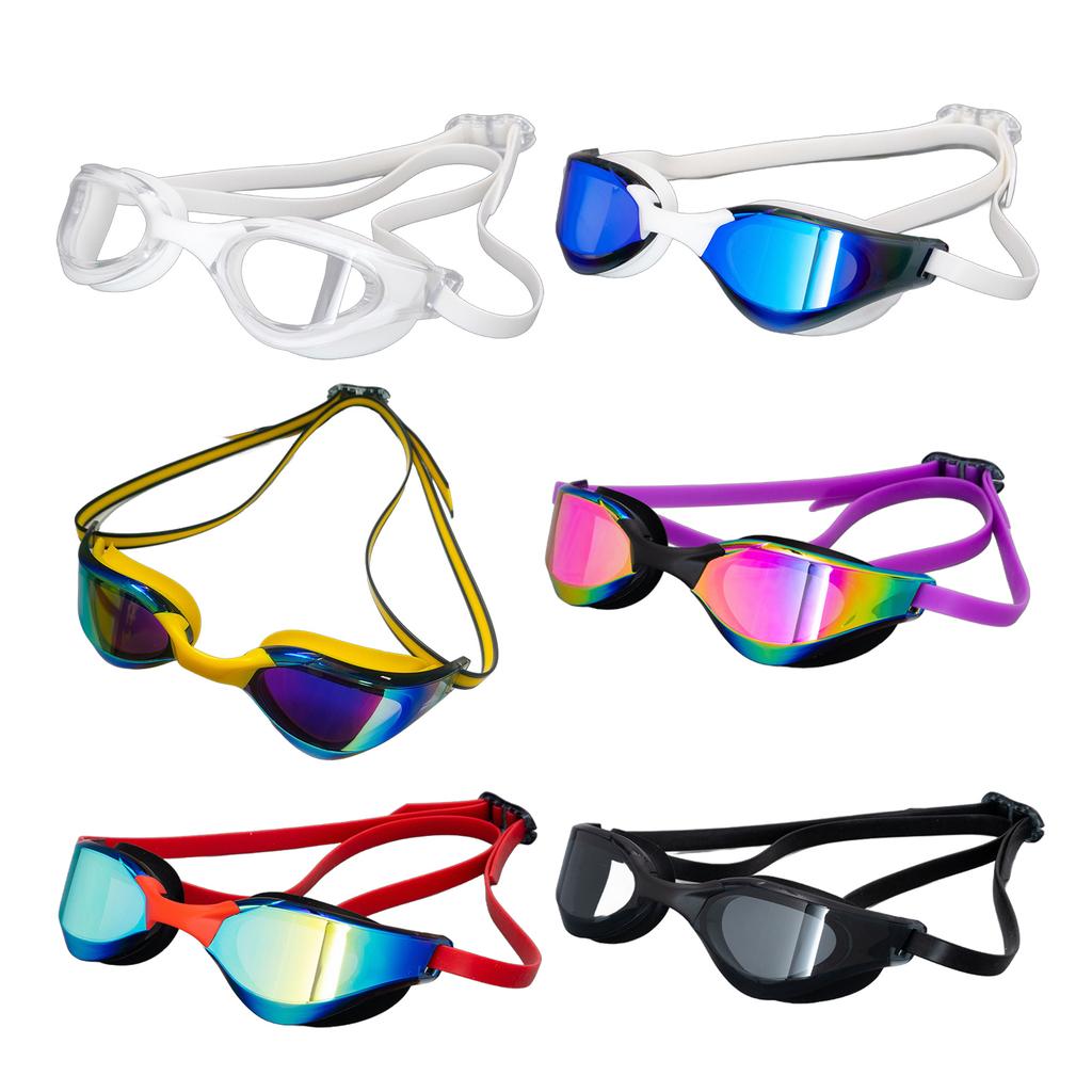 Professional Goggles Anti-Fog UV Protection Adjustable Swimming Goggles Men Women Waterproof Silicone Glasses Eyewear