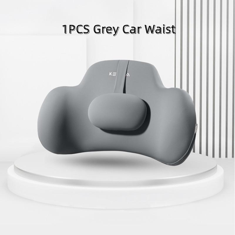 Car Headrest Neck Pillow Washable Waist Pillow for Car Seat Back Cushion Memory Foam Auto Lumbar Universal Automobiles