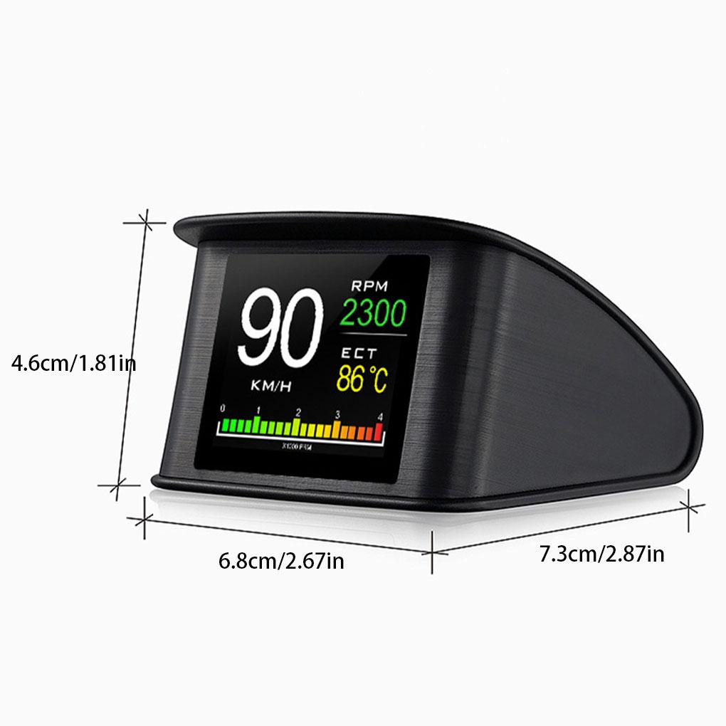 Black Display Modes Car Head Up Display For Intuitive ECU Data Reading And Automatic Power On/off