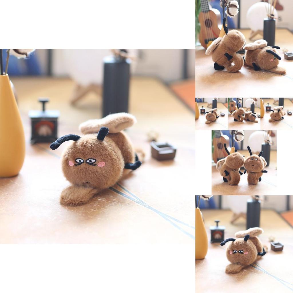 Cute Adorable Plush Cockroach Toy With Movable Wings Soft Pp Cotton Stuffed Animal