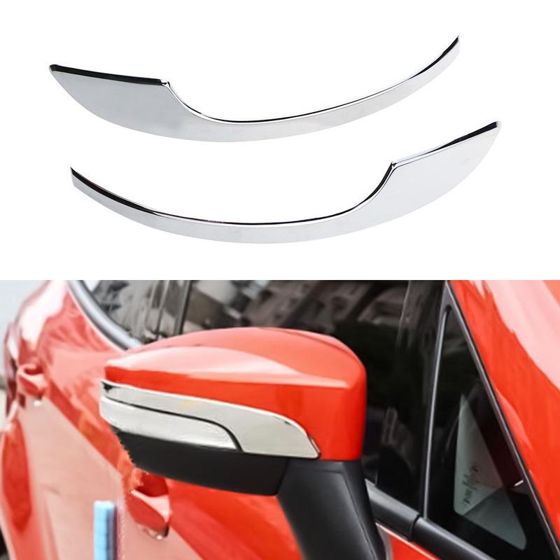 For Ford Kuga Escape Ecosport 2013- Rearview Mirror Trim Anti-Scratch Strip Side Mirror Sticker Cover Styling Accessories