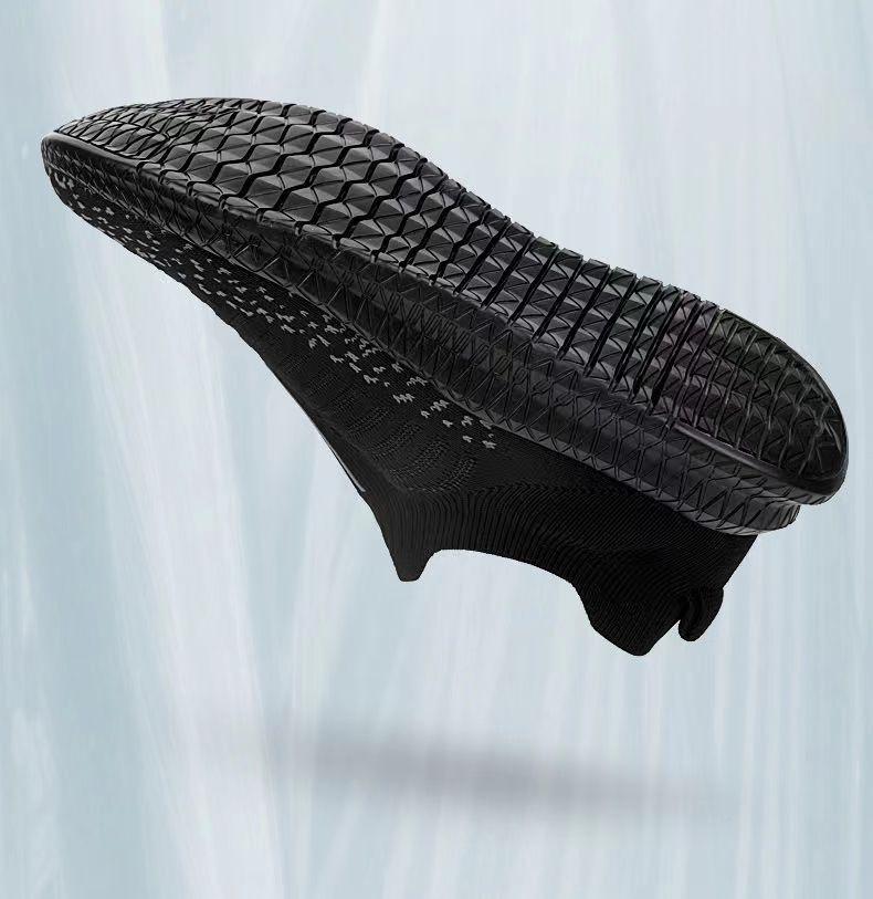 Chaussures de course en maille respirante de nouveau style pour hommes - Semelle souple, surface tissée volante, décontractées et confortables.