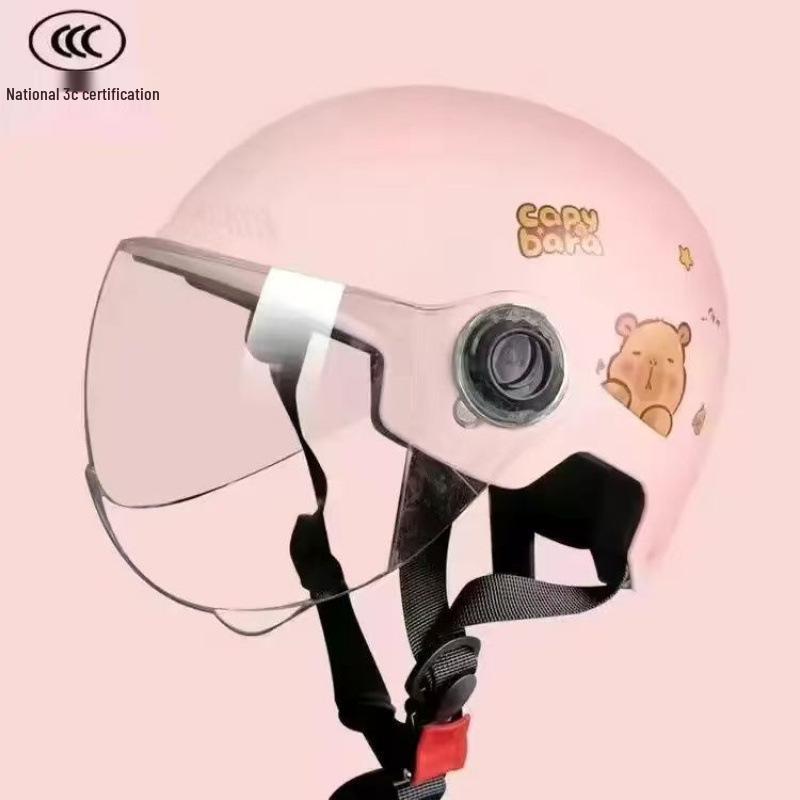 Certified Children s Helmet - All Seasons, Safety for Boys & Girls, Cute Design for Summer, Electric Vehicle Compatible