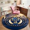 Philips Sports Union Print Round Rug, Washable Floor Carpet, For Entryway Dorm Laundry Room Office Study, Home Decor Birthday Christmas Gift