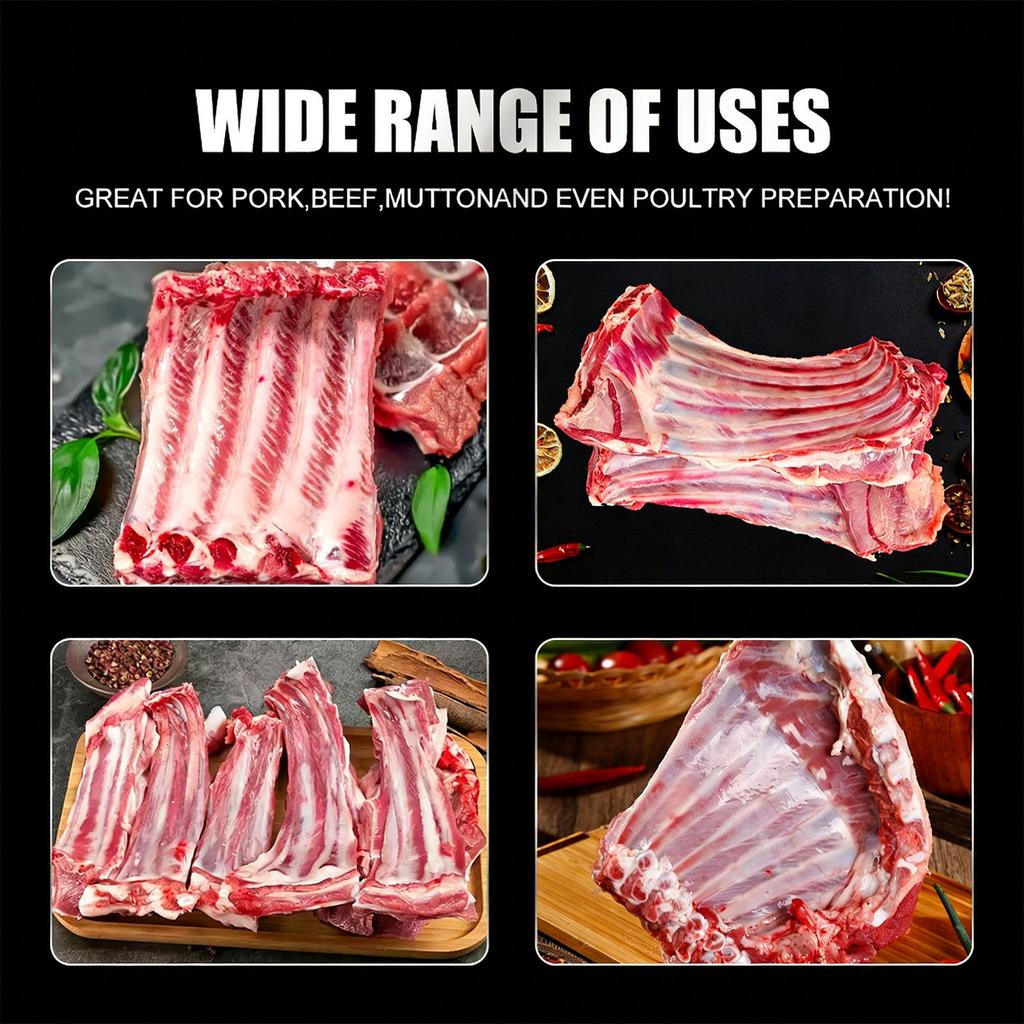 Ergonomic Stainless Steel Ribbon Cutter Rib Membrane Remover Ergonomic Handle Kitchen Tool For Meat Preparation