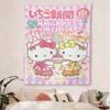 Cute Hello Kitty Tapestry Bohemian Mandala Wall Hanging for Living Room Bedroom Home Decor