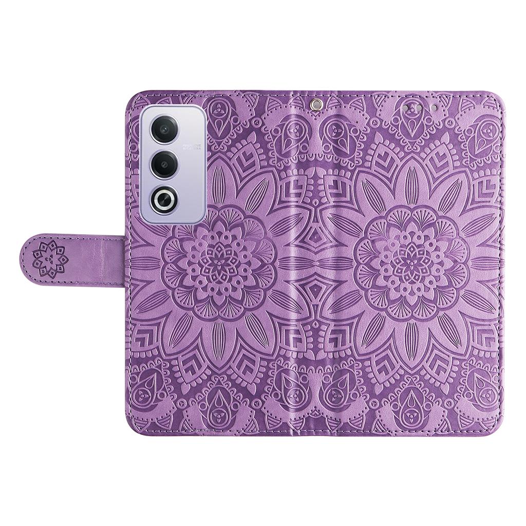 For Oppo A3 Pro (Global) 5G/(India) 5G Case Sunflower Imprint Leather Wallet Phone Cover