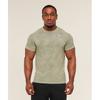 Gymshark Geo Seamless T shirT Haze Green    uniT Green A5a2d Edd1