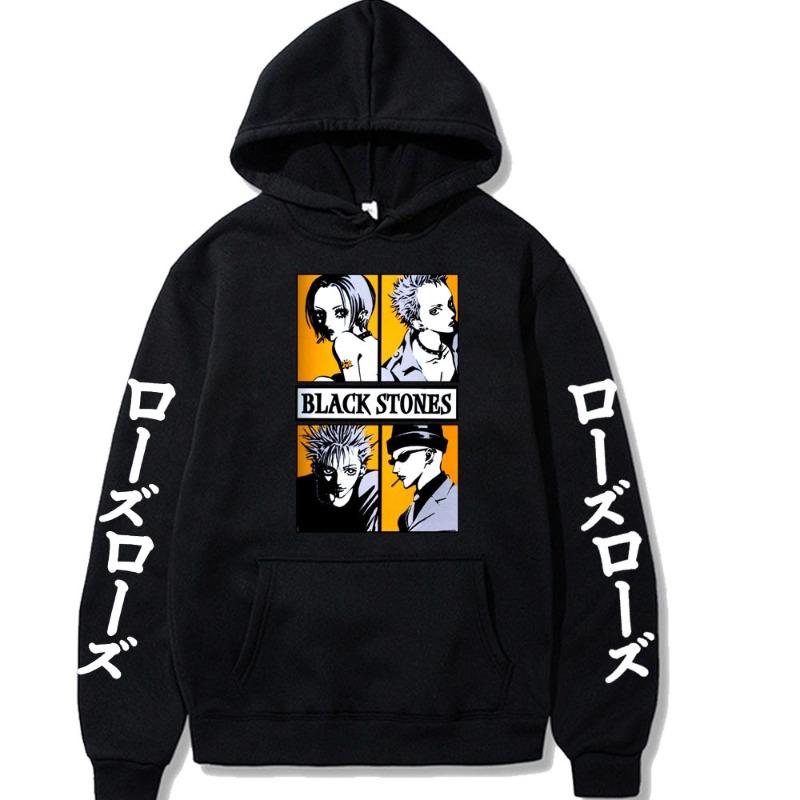 Oosaki Nana Autumn Winter Hoodie Fashion Design Men's Women's Sweatshirt Fleece Oversized Couples Casual Streetwear Hoodies