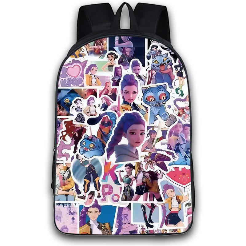 Kpop Demon Hunters Backpack Boys Girls Zoey Mira Rumi Bookbag Knapsack Schoolbag Rucksack Travel Backpacks Birthday Gifts