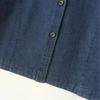 Giacca di Jeans da Donna Primaverile Taglie Forti a Maniche Lunghe Ricamo Temperamento Camicia di Jeans Comoda
