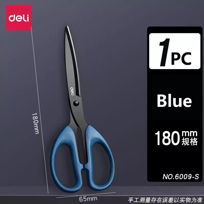 deli Needlework Scissors for DIY, Stainless Steel Waterproof Rustproof Ergonomic Grip Portable Offices Arts and Crafts Supplies