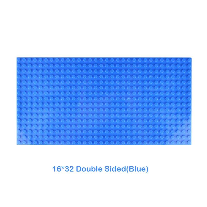 Double Sided 32X32 Dots Baseplate For Construction Brick 16X16 City Timeless Block Plates Diy Plastic Small Block Assembly Part Plaything