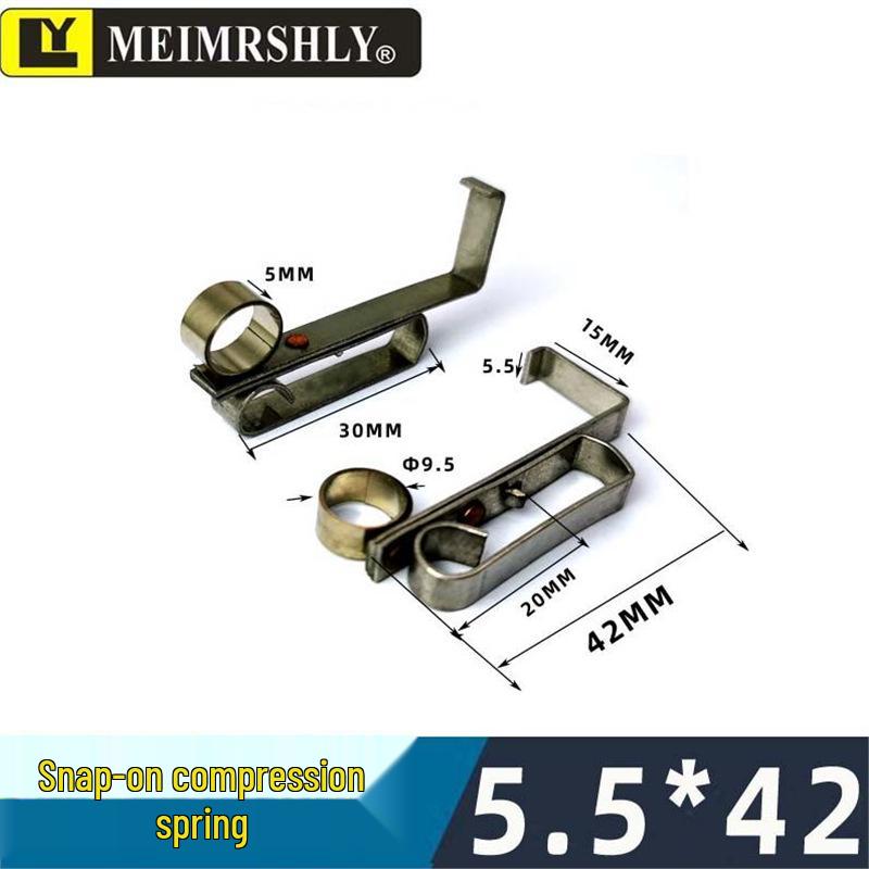Stainless Steel Constant Force Spring Clip for YZR Generator Carbon Brush Holder, 25x32mm